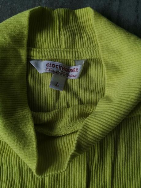 Jabĺčkovozel. tričko clockhaus,vm-l,viskóza,elast., clockhouse,m