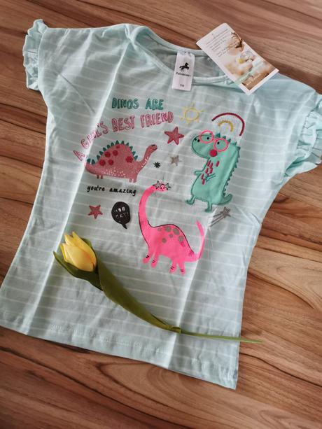 Dino tričko c&a bio cotton, c&a,116 / 128