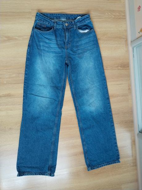 Široké rifle s vysokym pasom, m