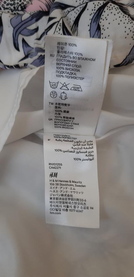 Kvetinové šaty h&m, h&m,38