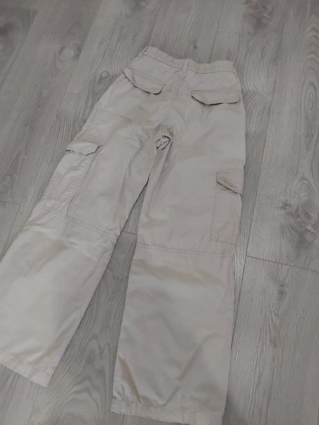 Béžové nohavice hm 152, h&m,152
