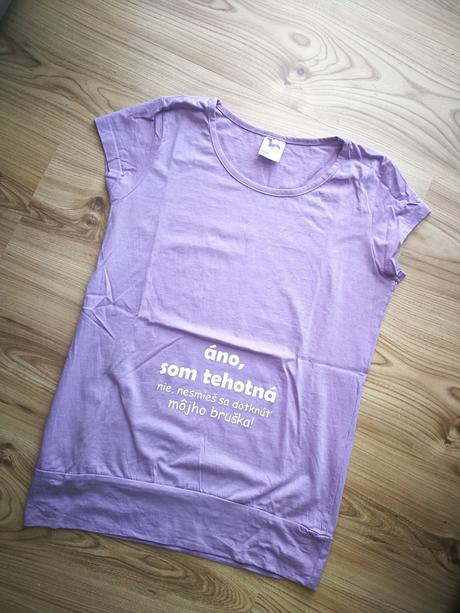 Tehotenské trička, s