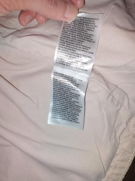 Dievčenský kabát/parka, v.92, h&m,92