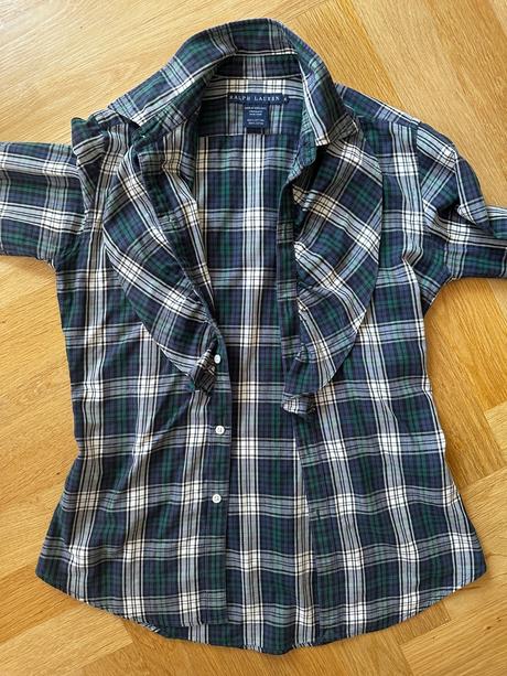 Ralph lauren károvaná blúzka, ralph lauren,xs