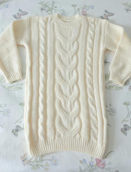 Teplý hrubý sveter 36/38 nenosený, m