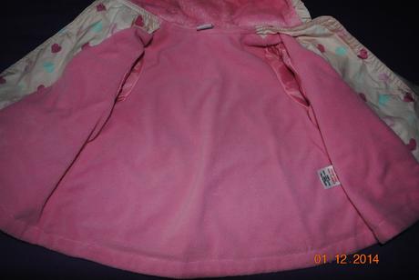 Bodkovaná bundička s minnie, disney,74