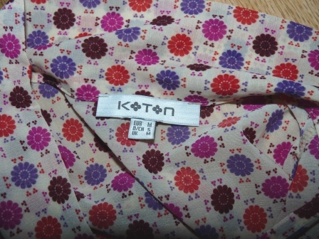 Mašľa pri krku koton, m