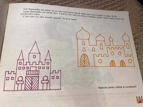 Motýlie počty retro starý pracovný zošit 1984,