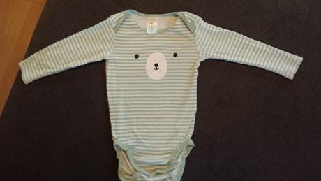 Set macko (body, tepláky/legíny , čiapka), h&m,74