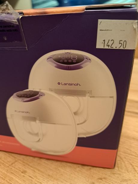 Handsfree double odsávačka mlieka lansinoh,