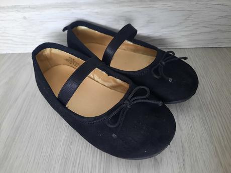 Čierne balerínky h&m (vd 14 cm), h&m,22