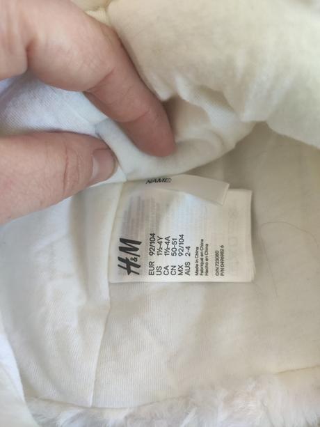 Kozusinkova ciapka h&m, h&m,104