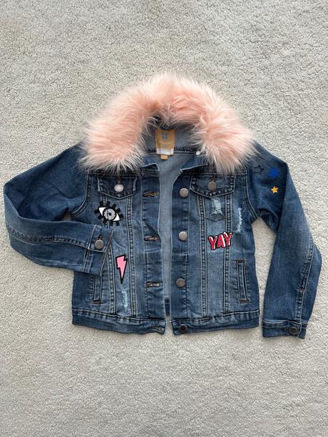 Dievčenská džinsová bundička manor, 122