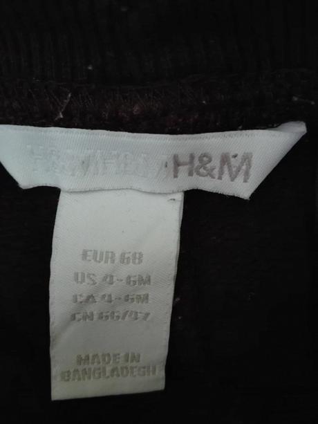 Detské tepláky 3 kusy, h&m,68