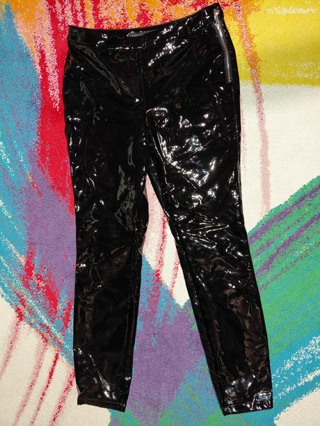 Icona pop ginatricot pvc nohavice 38, 38