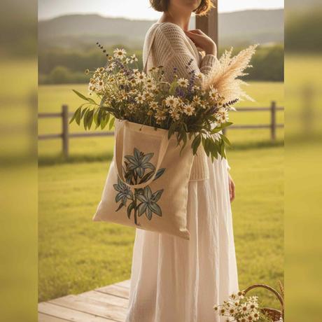 Plátené, ručne maľované tašky, 