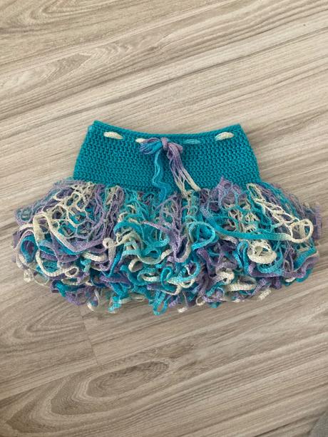 Háčkovaná tutu suknička, 80