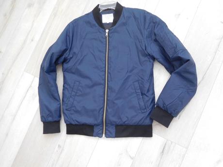 Jack jones s, modrá bunda dámska oversize, s