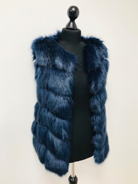 Nová kožušinová vesta viaceré farby - top kvalita, l / m / s / xl / xs