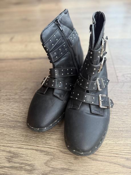 Čierne štýlové topánky, 39