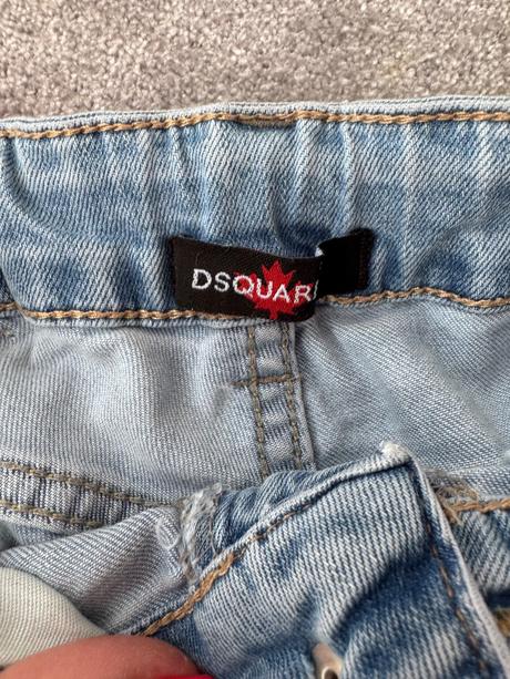 Rifľové kraťasy dsquared2 12/13 rokov, 146