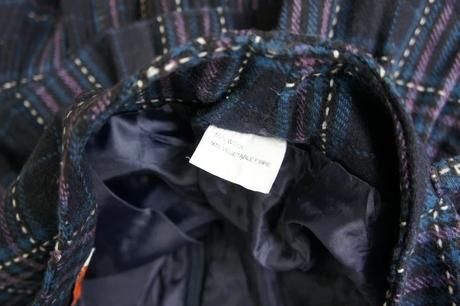 Károvaná mini sukňa s volánmi zn.miss two, m