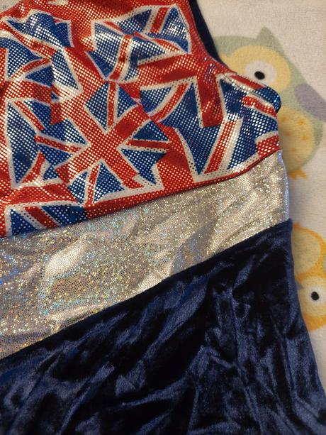 Gymnastický značkový dres uk veľ.10 / 152-164, 158