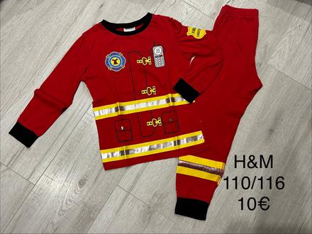 Pyžamo, h&m,110