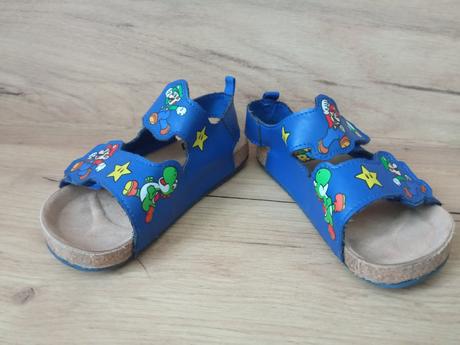 Super mário sandálky sandále korkové, h&m,25