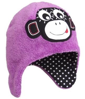 Pinkie detská čiapka lila monkey, pinkie,98 / 104 / 110 / 116 / 122