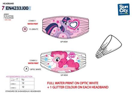 Dievčenská čelenka my little ponny - 2 farby.,