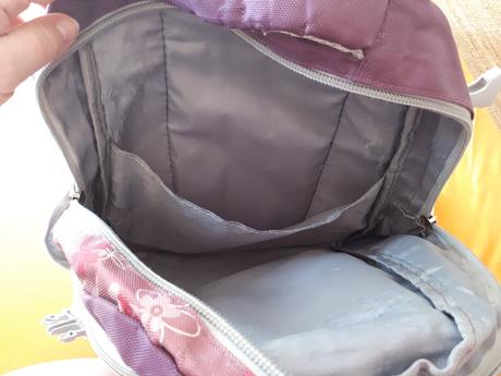 2ks fialove rovnake ruksaky skolske tasky grace, 