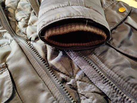 Tmavomodrá zimná bunda, h&m,116