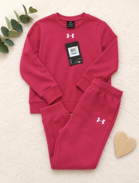 Rúžová tepláková súprava under armour, under armour,104 / 110