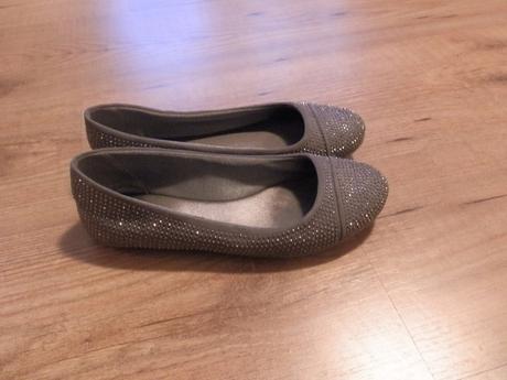 Šedé balerínky s kamienkami , graceland,36