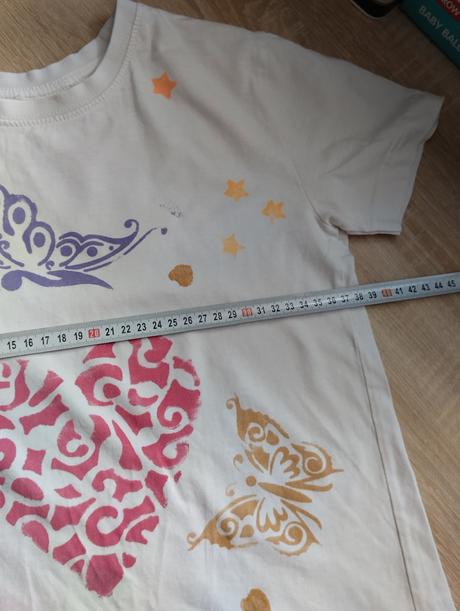 Batikovane tričko na doma 134/140, 134