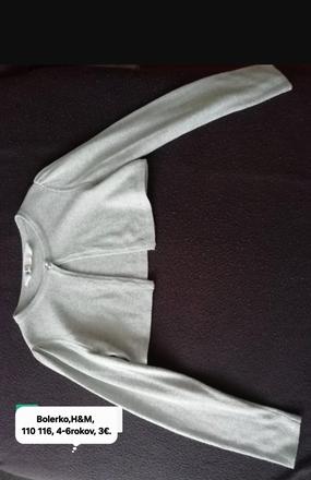 Dievčenské bolerko, h&m,116