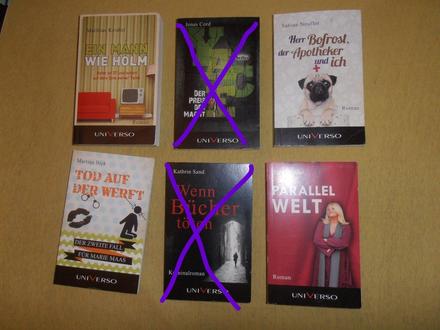 4x nemecký román/detektívka, 