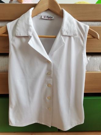 Blúzka bez rukávov, s