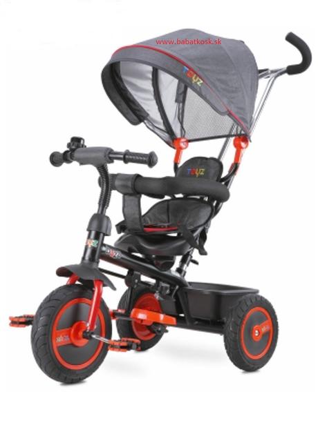 Detská trojkolka s otočným sedadlom,