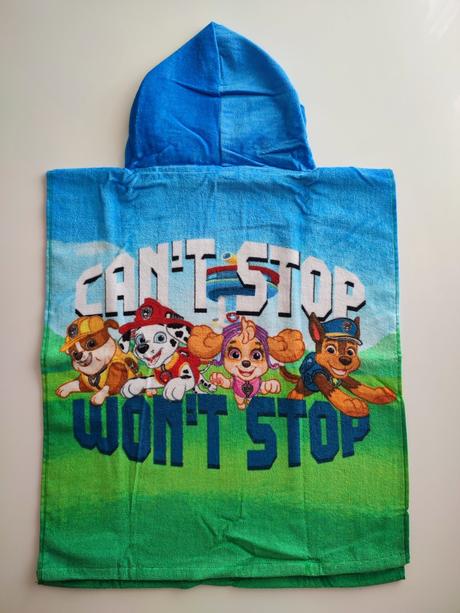 Detská osuška pončo paw patrol,