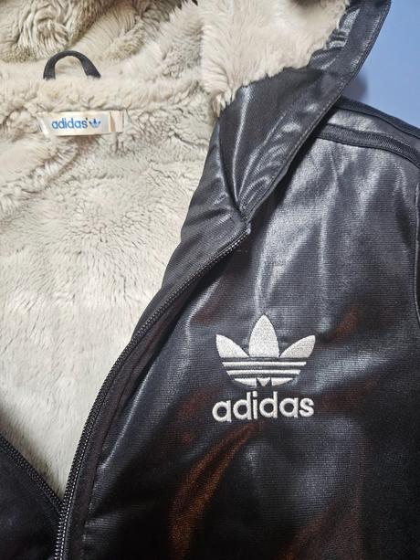 Čierna teplá adidas bunda m, adidas,m