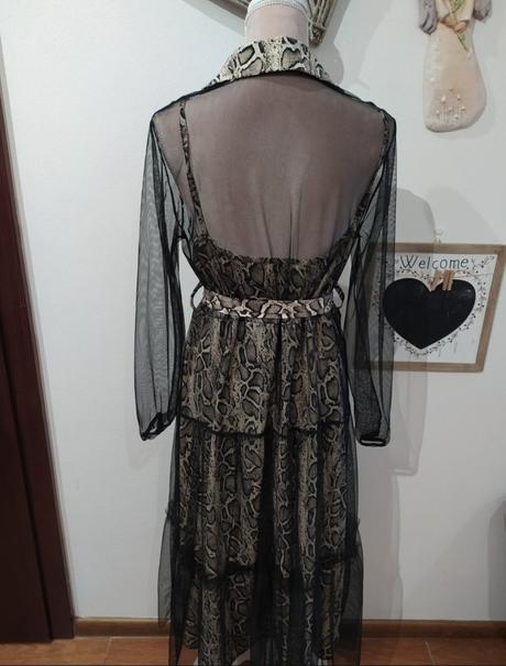 Košeľové tylové šaty, 