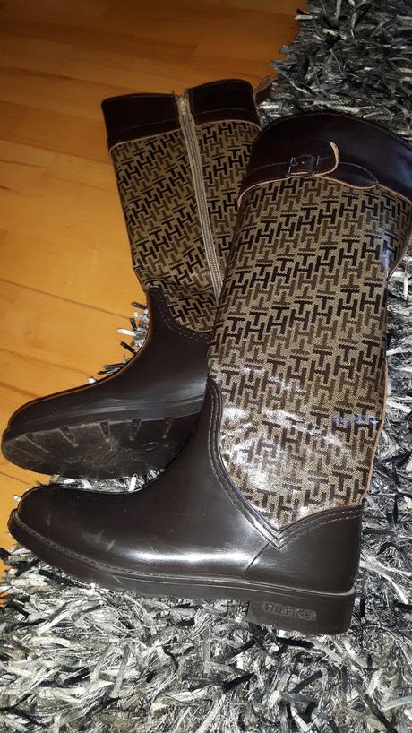 Čižmy-gumáky tommy hilfiger, tommy hilfiger,37