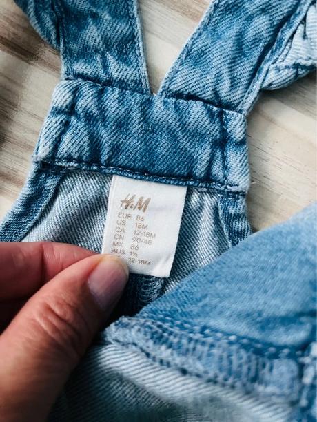 Pohodlné trakáčiky s volánikmi na trakoch, h&m,86