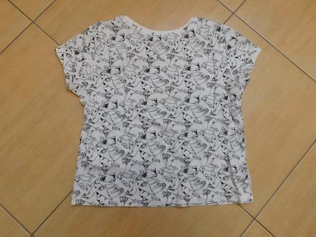 Tričko so psíkmi, h&m,122