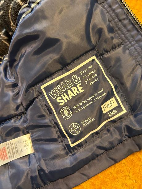 Zimna bunda 122 modra, f&f,122