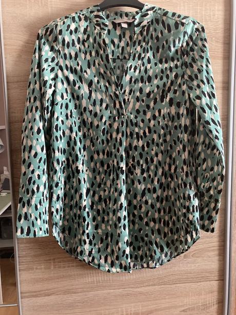 Vzorovaná blúzka, h&m,32