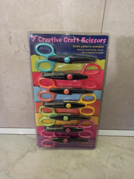 Ozdobne noznice - sada 7ks,