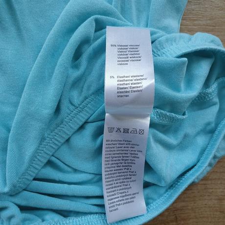 Tyrkysovo-modré tričko, tchibo,46